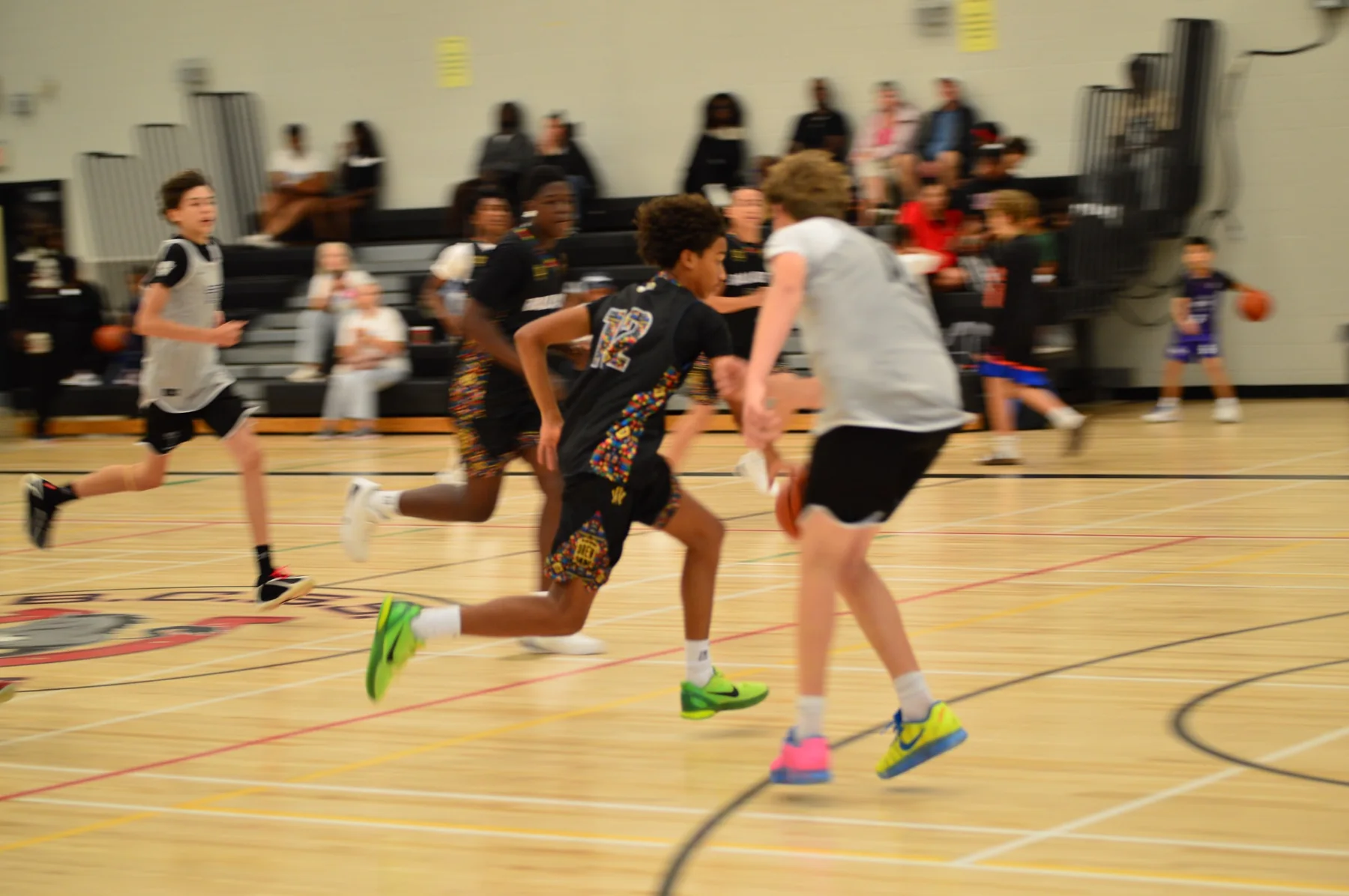Ball4Life athlete attacking in transition